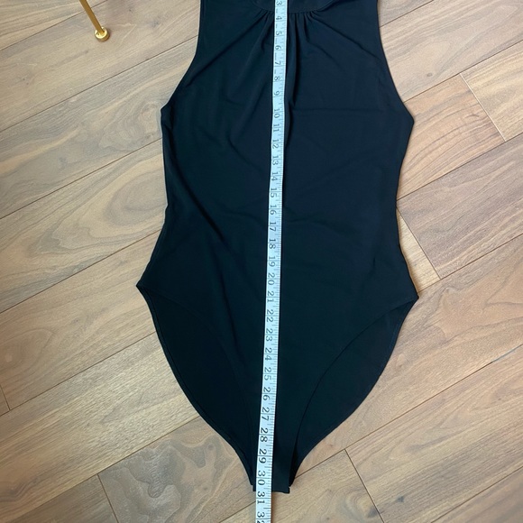 ZARA Mock Neck Black Bodysuit - Picture 12 of 13
